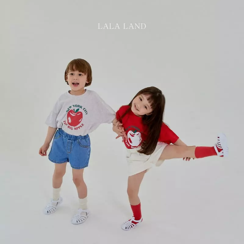 Lalaland - Korean Children Fashion - #kidsstore - New York Apple Tee - 7