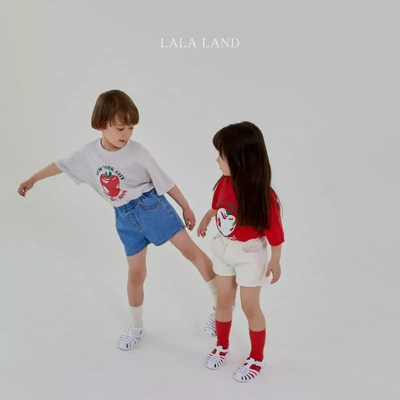 Lalaland - Korean Children Fashion - #kidzfashiontrend - New York Apple Tee - 8