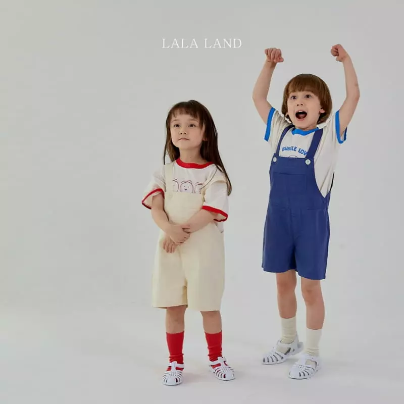 Lalaland - Korean Children Fashion - #kidzfashiontrend - Pocket Dungarees - 12