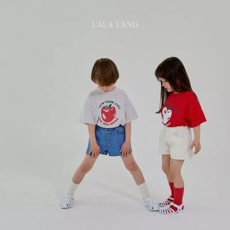 Lalaland - Korean Children Fashion - #littlefashionista - New York Apple Tee - 10