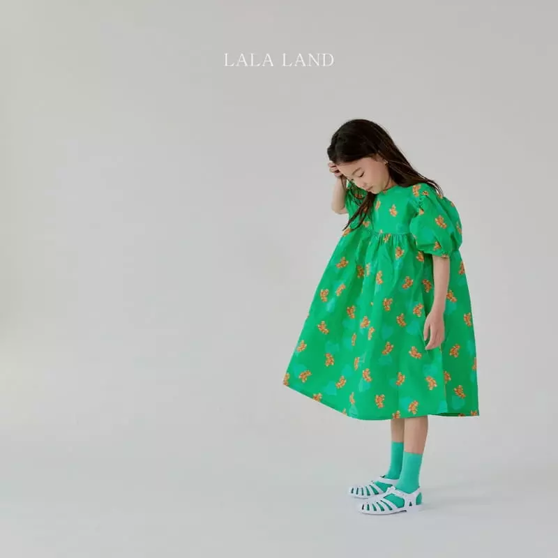 Lalaland - Korean Children Fashion - #littlefashionista - Puff One-piece - 12
