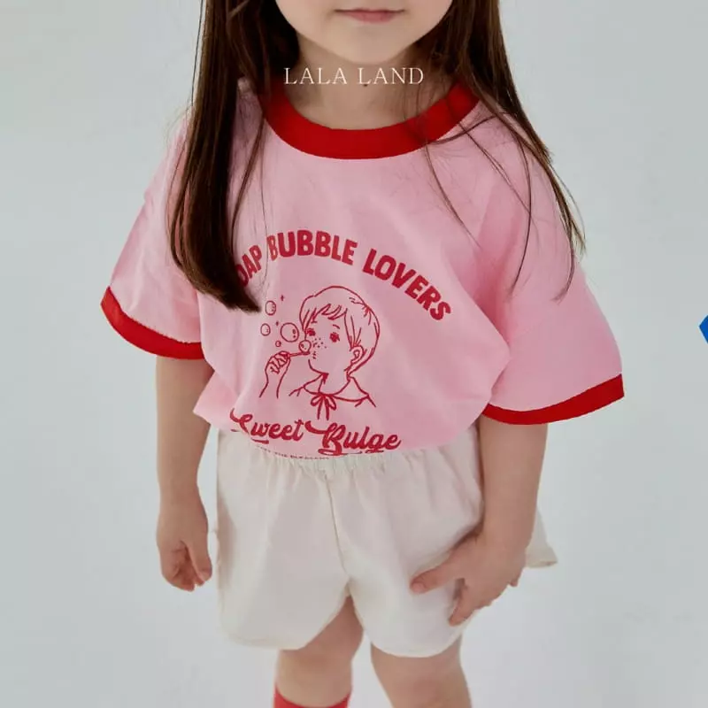 Lalaland - Korean Children Fashion - #littlefashionista - Bouble Color Tee - 4