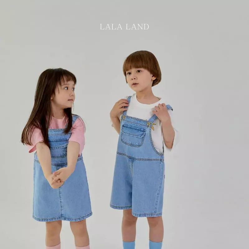 Lalaland - Korean Children Fashion - #magicofchildhood - Denim Overalls