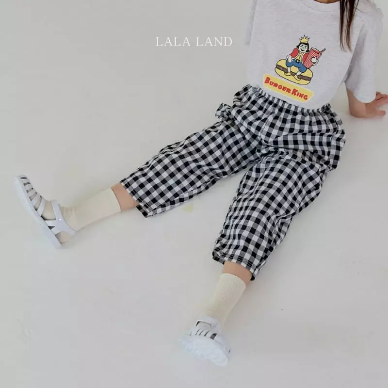 Lalaland - Korean Children Fashion - #minifashionista - Check Mombbe Pants - 7