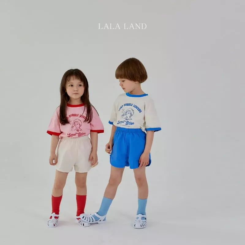 Lalaland - Korean Children Fashion - #prettylittlegirls - Bouble Color Tee - 6