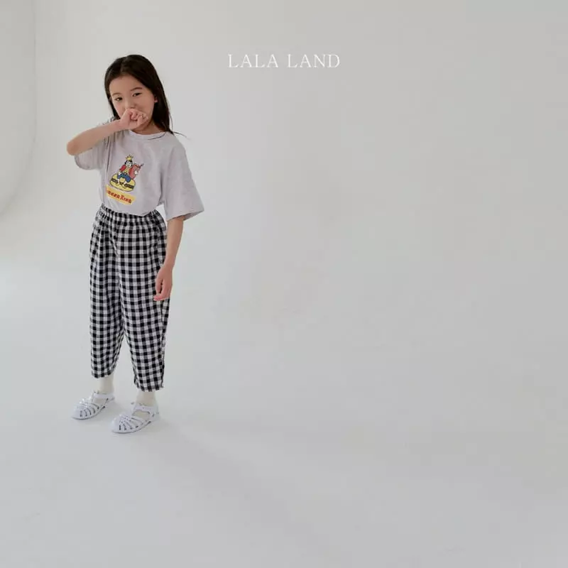 Lalaland - Korean Children Fashion - #prettylittlegirls - Check Mombbe Pants - 8