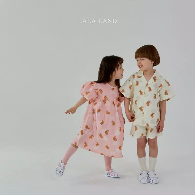 Lalaland - Korean Children Fashion - #stylishchildhood - Puff One-piece - 2
