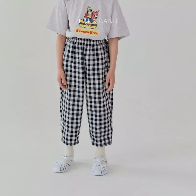 Lalaland - Korean Children Fashion - #toddlerclothing - Check Mombbe Pants - 10