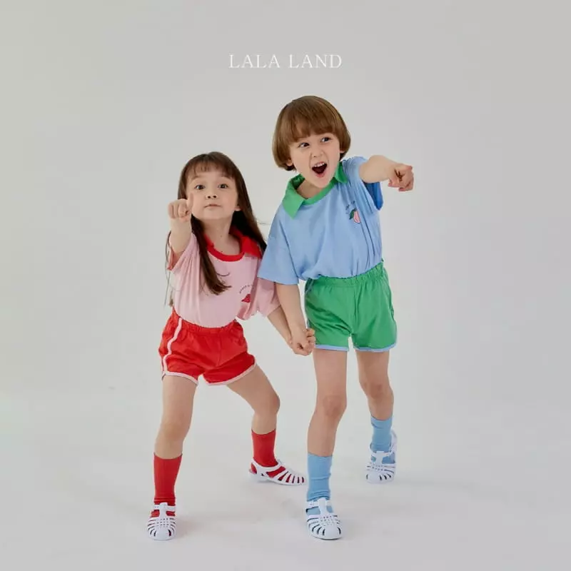 Lalaland - Korean Children Fashion - #toddlerclothing - Fruit Top Bottom Set - 7