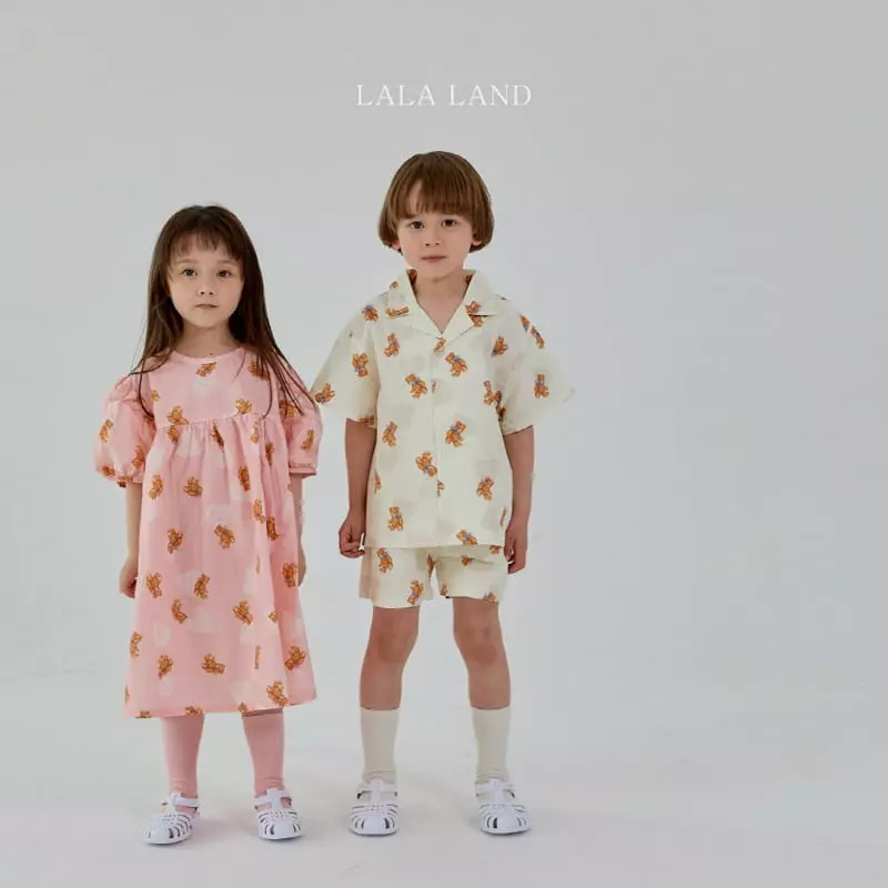 Lalaland - Korean Children Fashion - #toddlerclothing - Puff One-piece