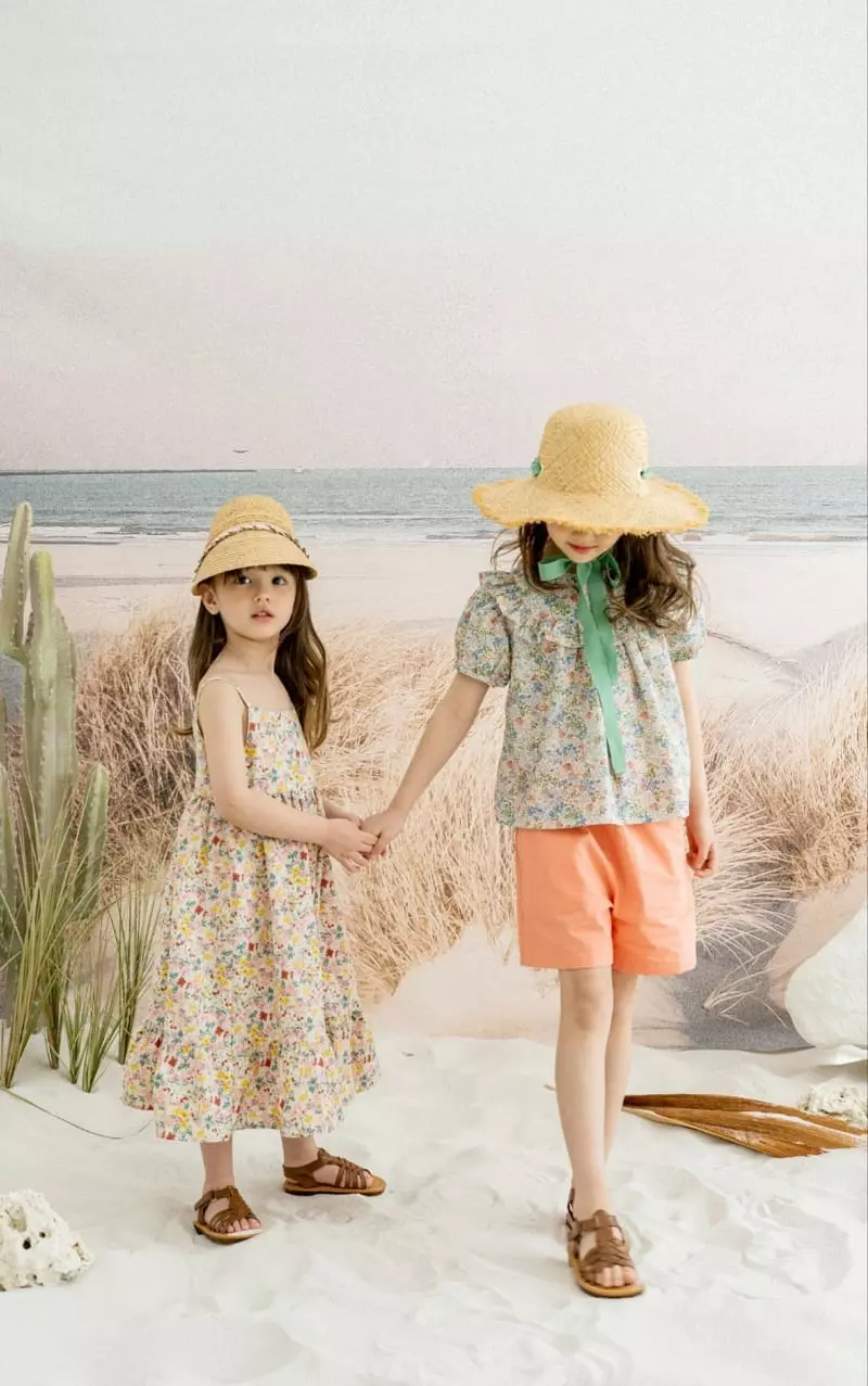 Le Bev - Korean Children Fashion - #kidsshorts - Mari Straw Hat - 9