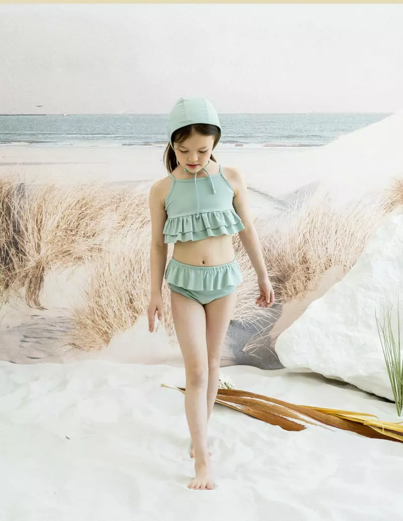 Le Bev - Korean Children Fashion - #littlefashionista - Summer Frill Swimwear - 5