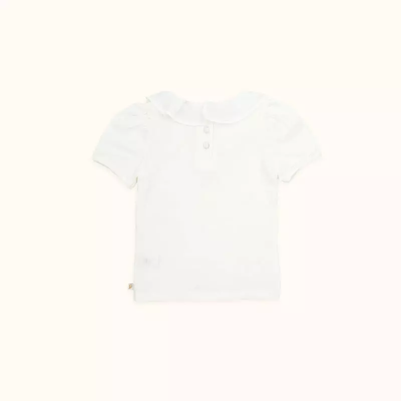 Le Bev - Korean Children Fashion - #prettylittlegirls - Basic Frill Tee