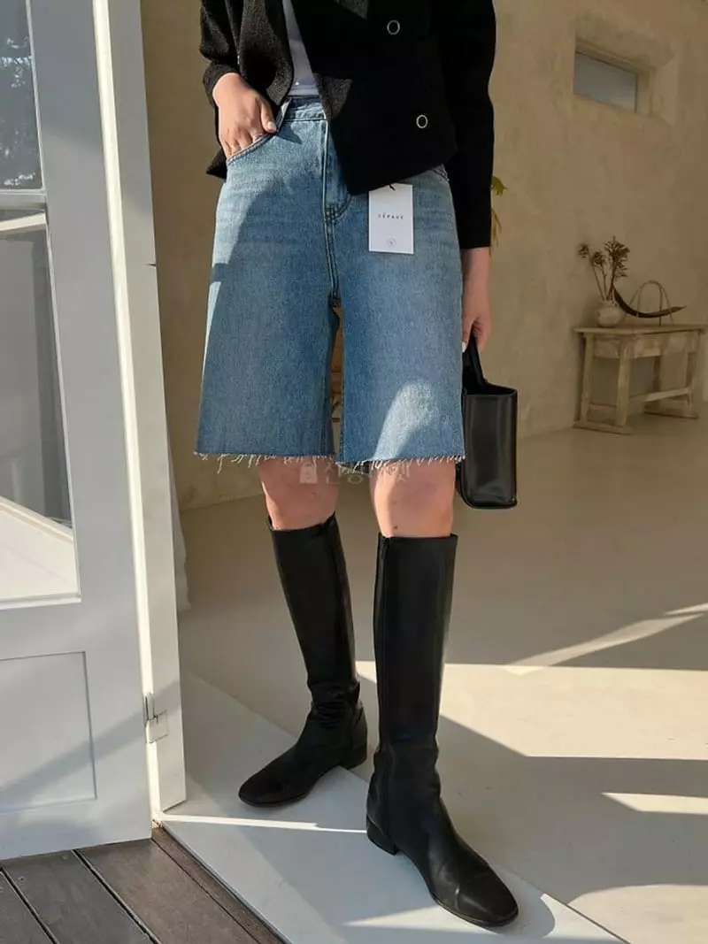 Lefav - Korean Women Fashion - #vintagekidsstyle - Deggi Light Jeans - 4