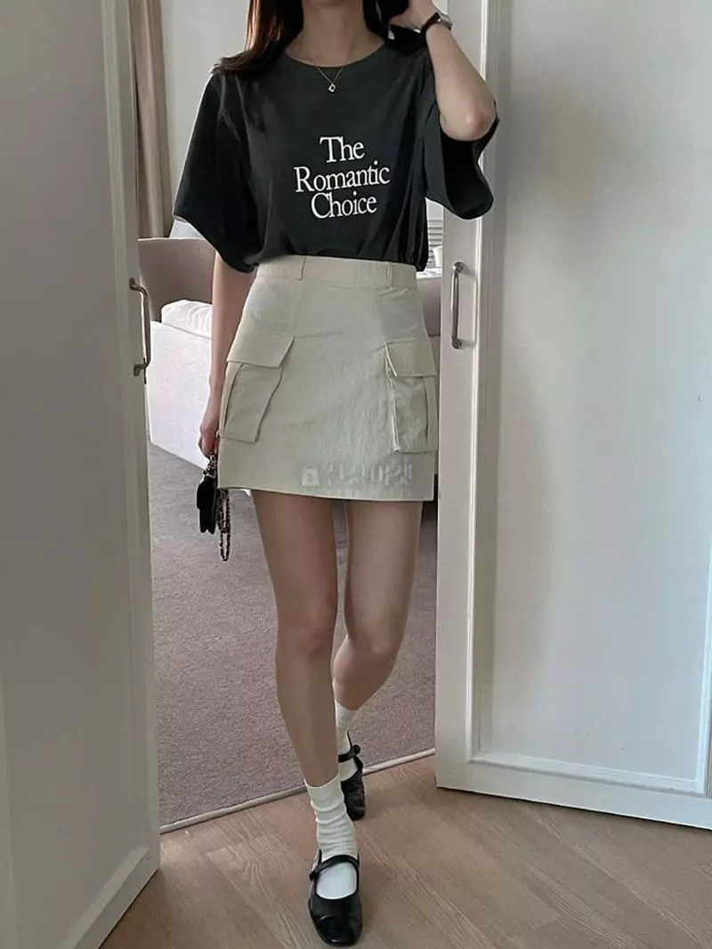 Lefav - Korean Women Fashion - #thatsdarling - Cargo Skirt