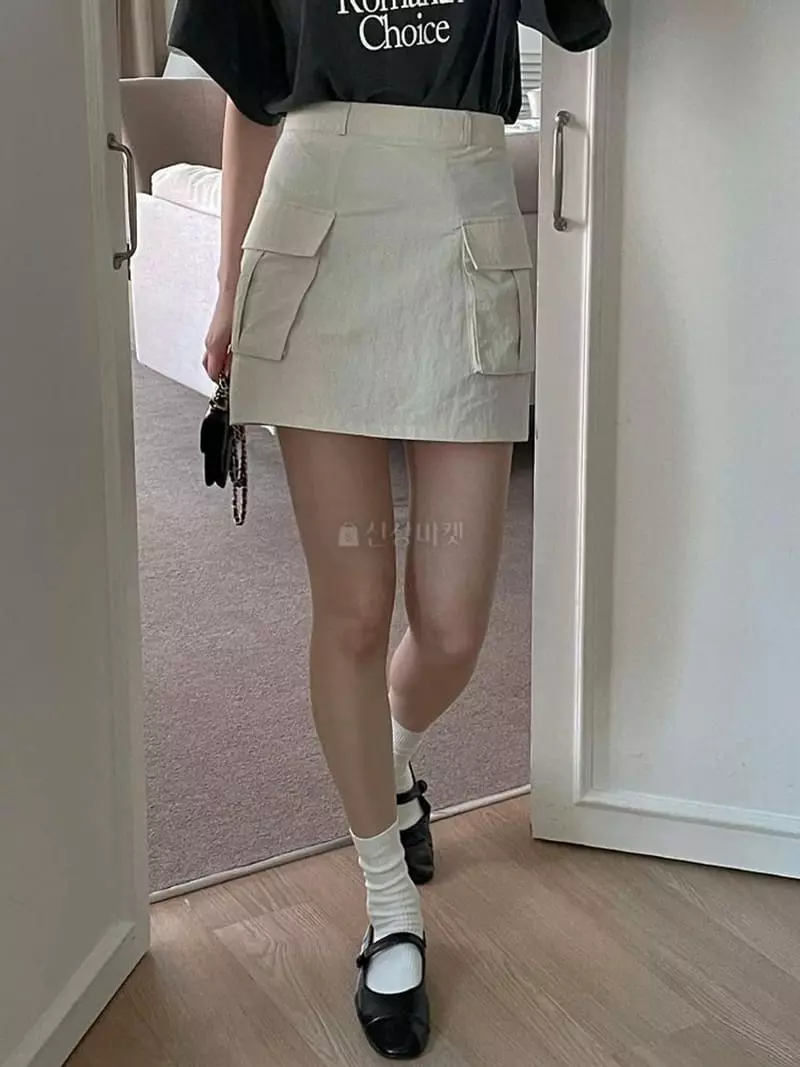 Lefav - Korean Women Fashion - #thelittlethings - Cargo Skirt - 2
