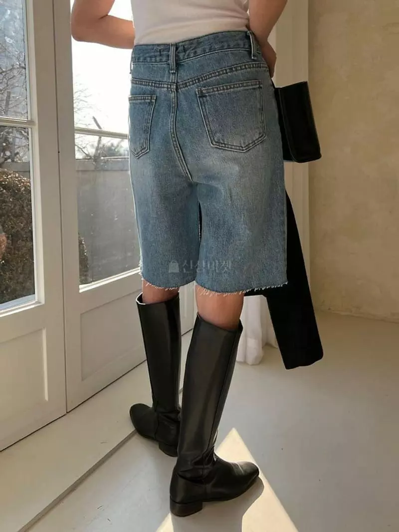 Lefav - Korean Women Fashion - #vintageinspired - Deggi Light Jeans - 2