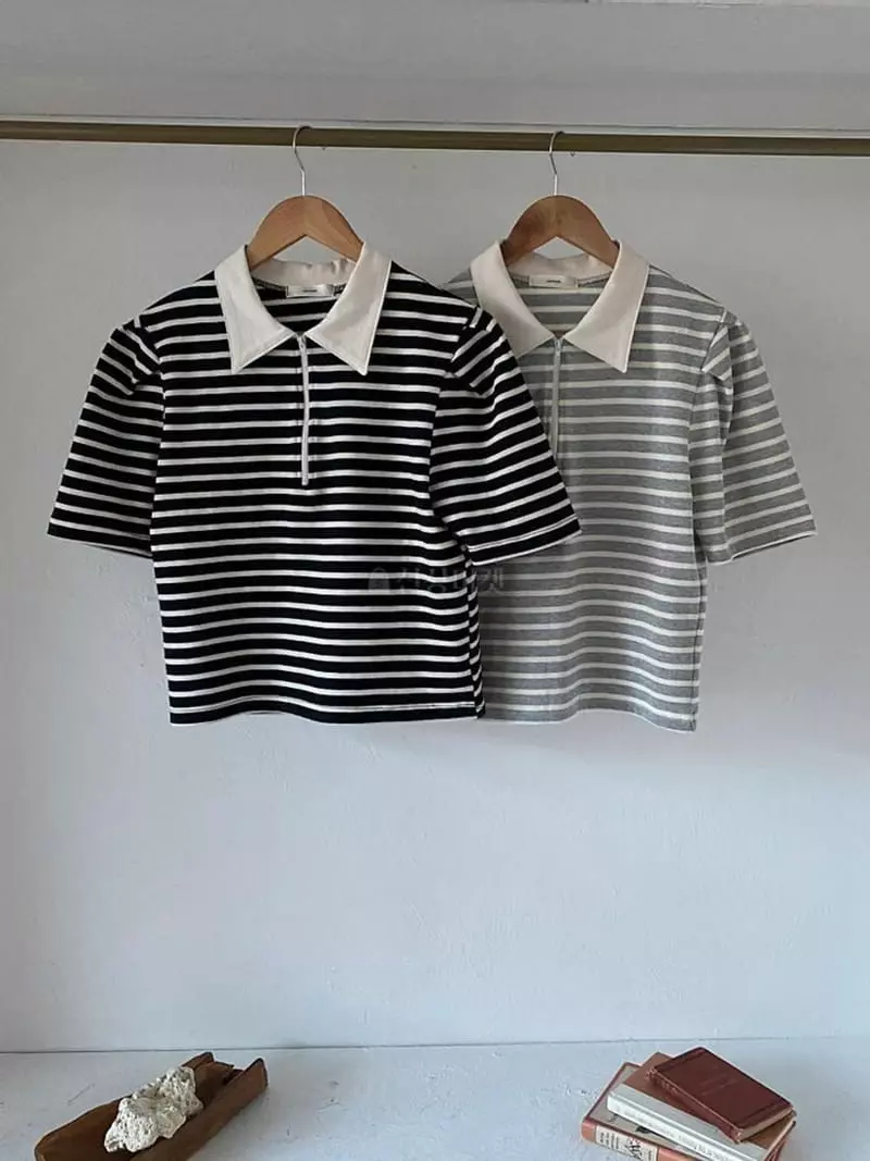 Lefav - Korean Women Fashion - #vintagekidsstyle - French Tee
