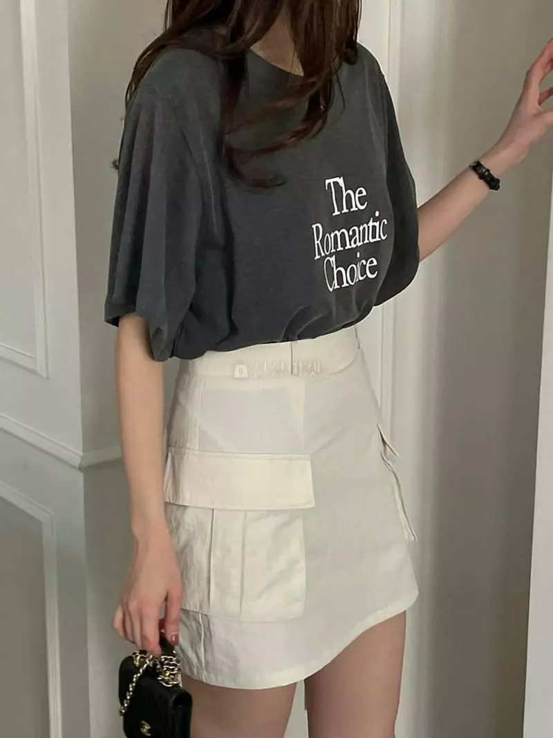 Lefav - Korean Women Fashion - #momslook - Cargo Skirt - 4