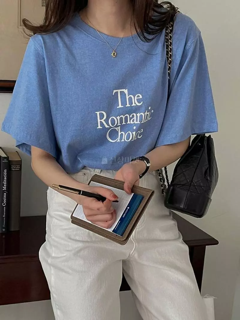 Lefav - Korean Women Fashion - #womensfashion - Romantic Tee - 3