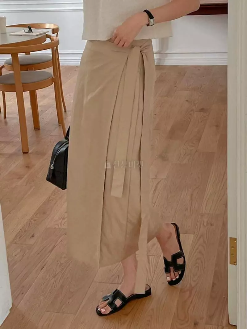 Lefav - Korean Women Fashion - #womensfashion - Natural Skirt - 2
