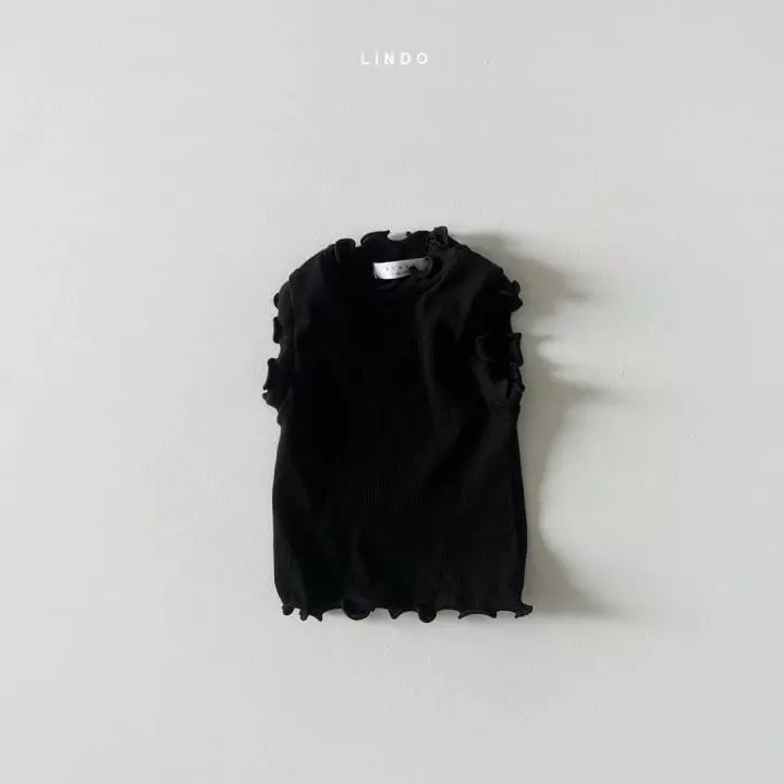 Lindo - Korean Children Fashion - #childofig - Rib Sleeveless Tee - 3