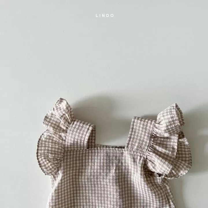 Lindo - Korean Children Fashion - #stylishchildhood - Nana Check Frill Blouse - 4