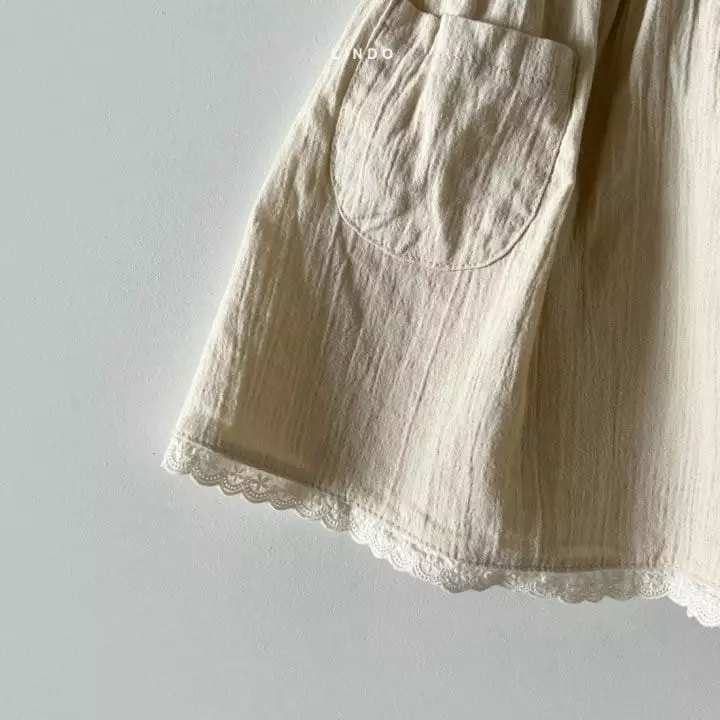 Lindo - Korean Children Fashion - #childofig - Chu Shu Linen Skirt - 2
