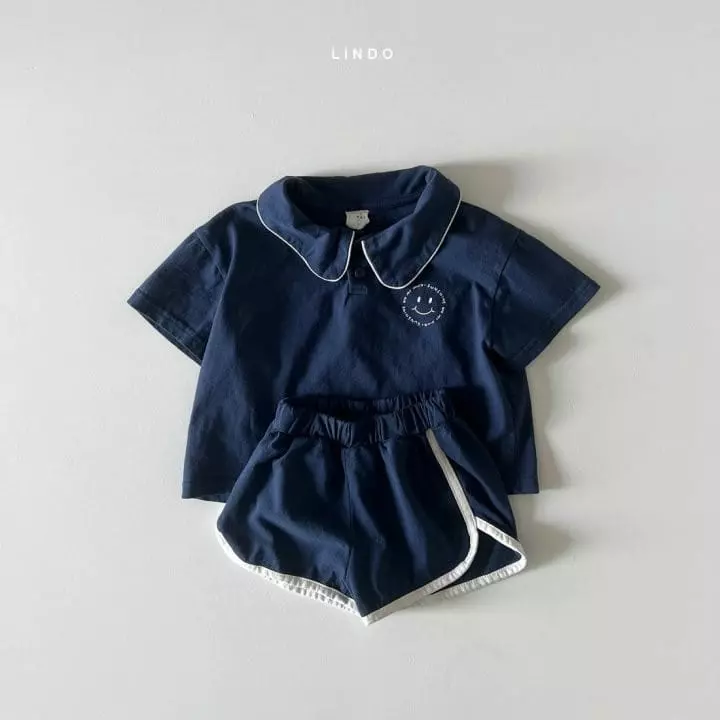 Lindo - Korean Children Fashion - #designkidswear - Smile Top Bottom Set - 6