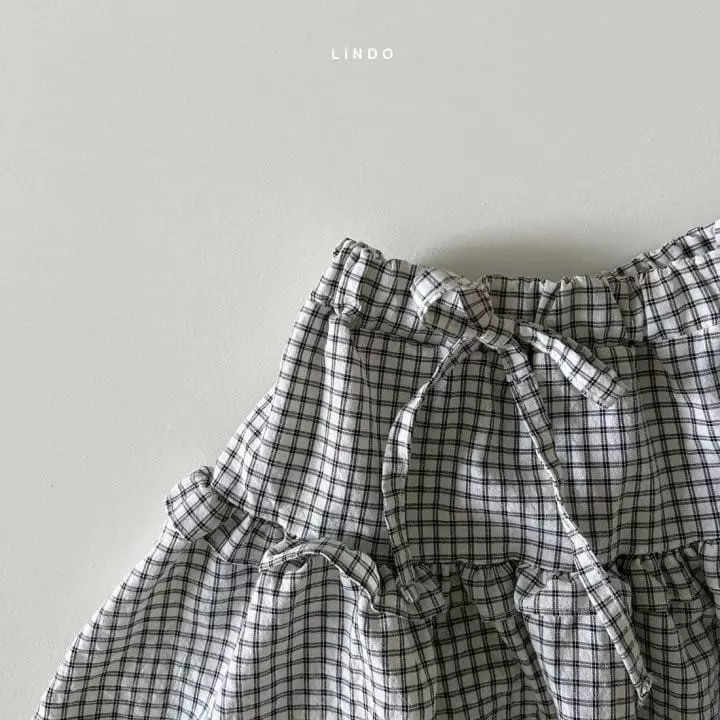 Lindo - Korean Children Fashion - #designkidswear - Vivi Check Skirt  - 3