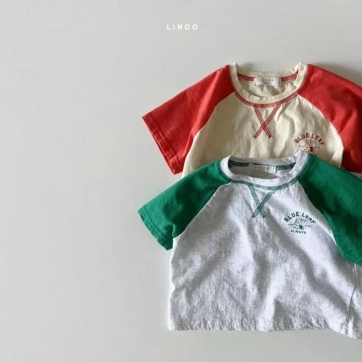 Lindo - Korean Children Fashion - #fashionkids - Color Raglan Top Bottom Set - 3