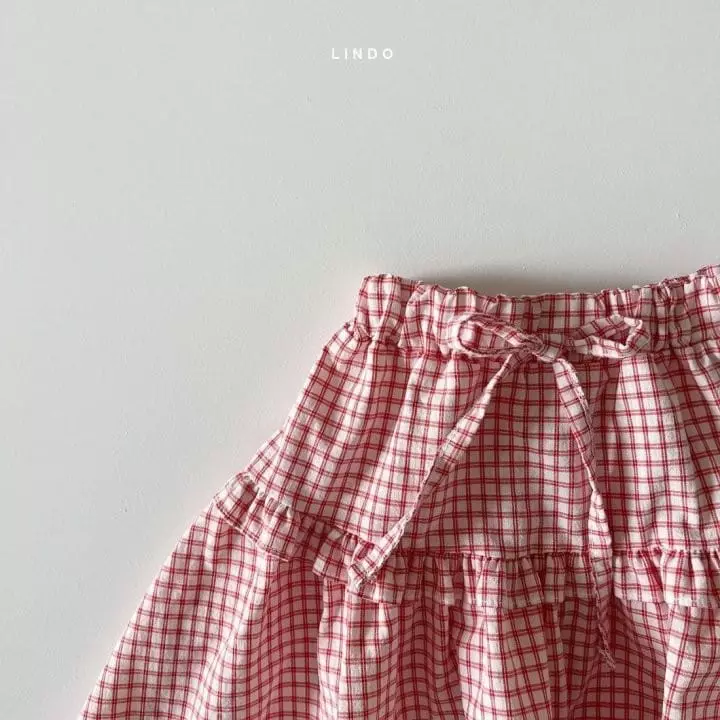 Lindo - Korean Children Fashion - #kidsshorts - Vivi Check Skirt  - 6