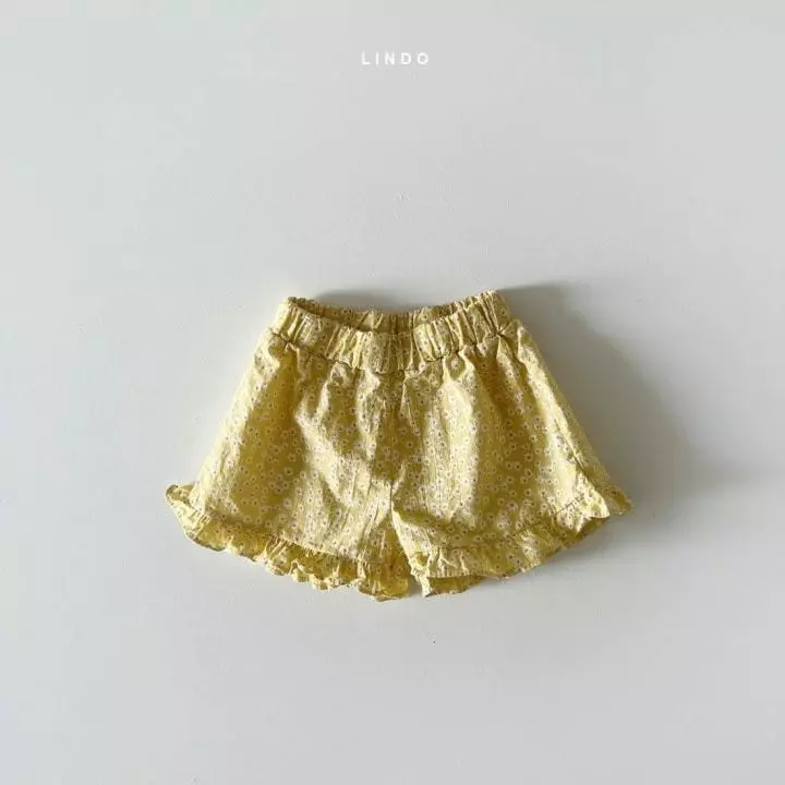 Lindo - Korean Children Fashion - #prettylittlegirls - Frill Flower Shorts