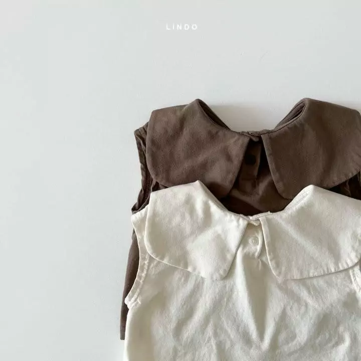 Lindo - Korean Children Fashion - #stylishchildhood - Collar Tee - 5