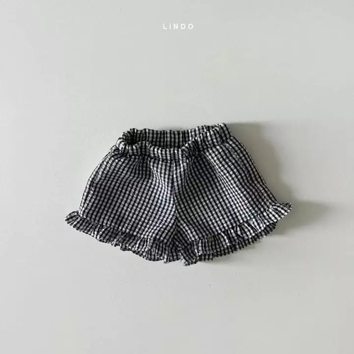 Lindo - Korean Children Fashion - #stylishchildhood - Check Frill Shorts - 2