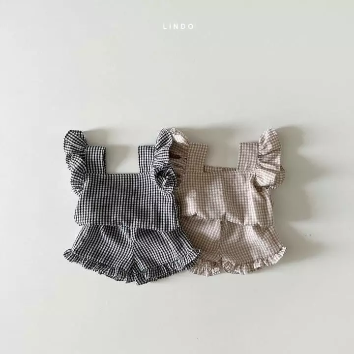 Lindo - Korean Children Fashion - #todddlerfashion - Nana Check Frill Blouse