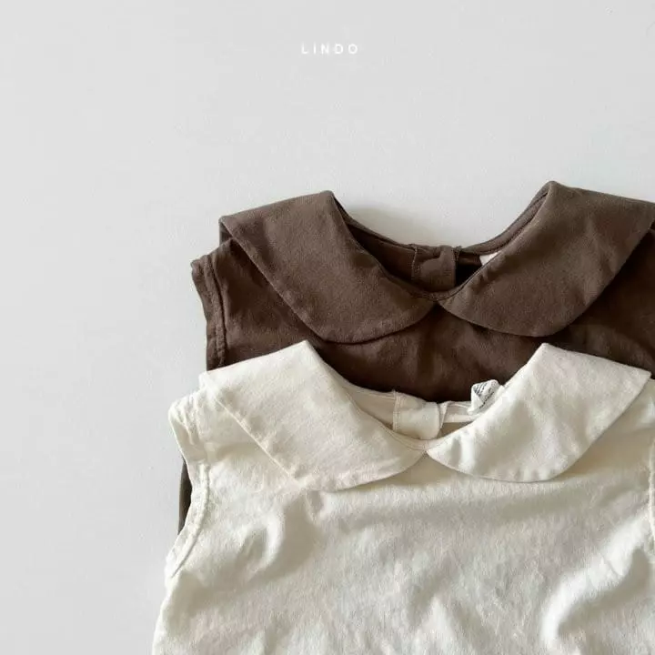 Lindo - Korean Children Fashion - #todddlerfashion - Collar Tee - 4