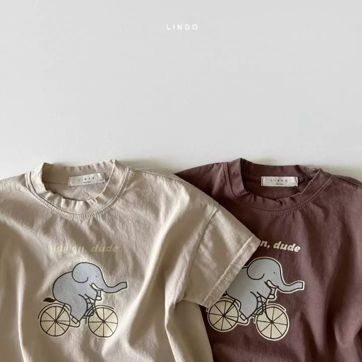 Lindo - Korean Children Fashion - #toddlerclothing - Elephant Tee - 3