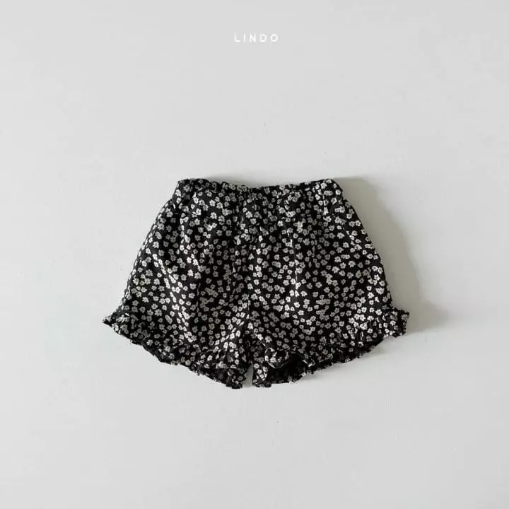 Lindo - Korean Children Fashion - #toddlerclothing - Frill Flower Shorts - 3