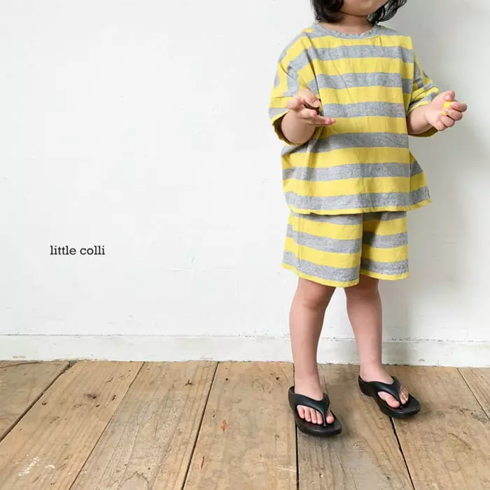 Little Colli - Korean Children Fashion - #Kfashion4kids - Couple Top Bottom Set