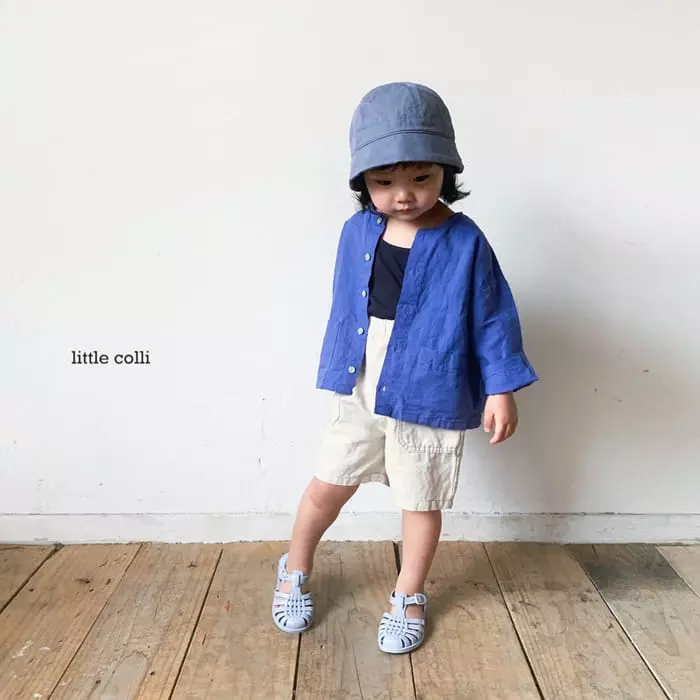 Little Colli - Korean Children Fashion - #stylishchildhood - Linen Cardigan - 4