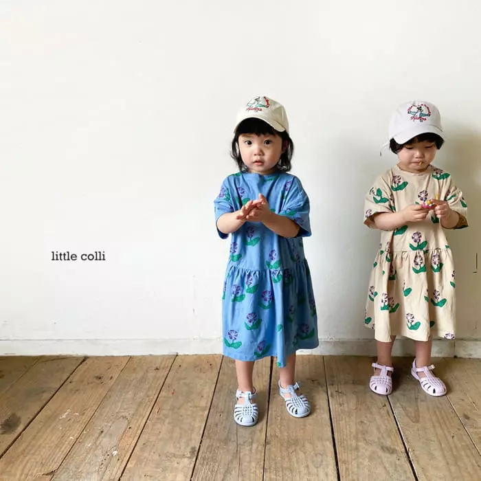 Little Colli - Korean Children Fashion - #childrensboutique - Purple Flower One-piece - 9