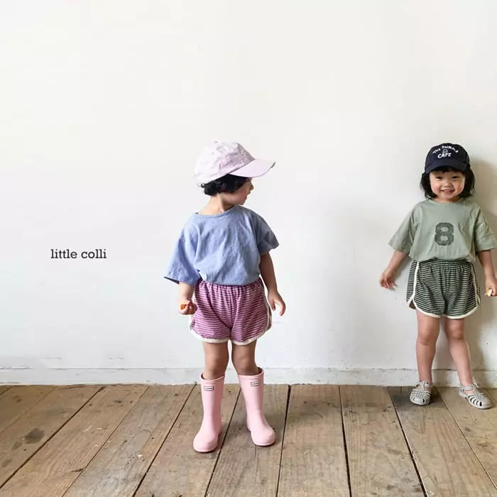 Little Colli - Korean Children Fashion - #designkidswear - Stripes Shorts - 5