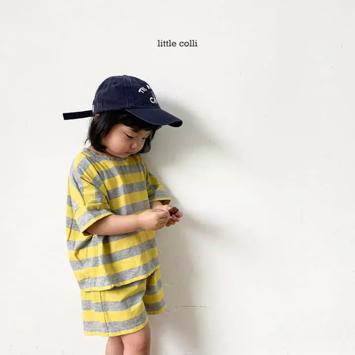 Little Colli - Korean Children Fashion - #discoveringself - Couple Top Bottom Set - 12