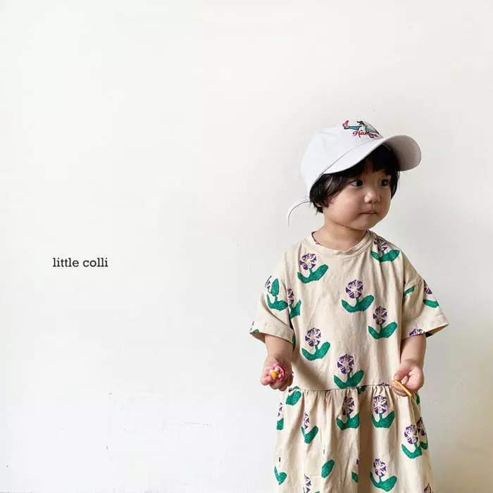 Little Colli - Korean Children Fashion - #fashionkids - Purple Flower One-piece - 12