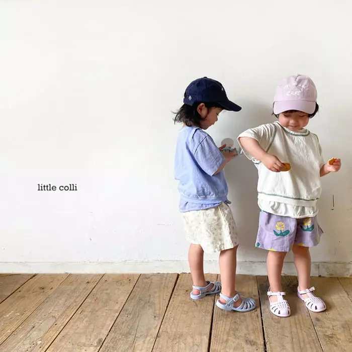 Little Colli - Korean Children Fashion - #fashionkids - Linen Flower Pants