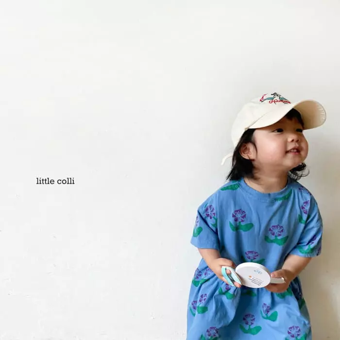 Little Colli - Korean Children Fashion - #littlefashionista - Purple Flower One-piece