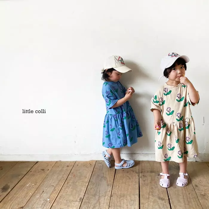 Little Colli - Korean Children Fashion - #magicofchildhood - Purple Flower One-piece - 2