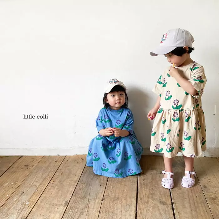 Little Colli - Korean Children Fashion - #stylishchildhood - Purple Flower One-piece - 7