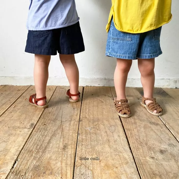 Little Colli - Korean Children Fashion - #toddlerclothing - Linen Pocket Shorts - 4